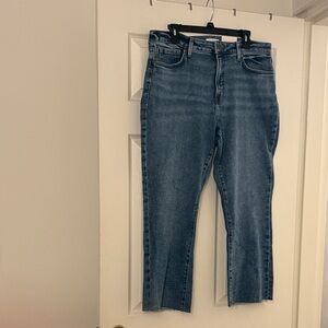 LC Lauren Conrad Mid Wash Ankle Jeans